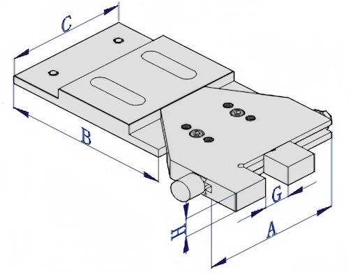 EDM vise high precison stainless steel adjustable X axis