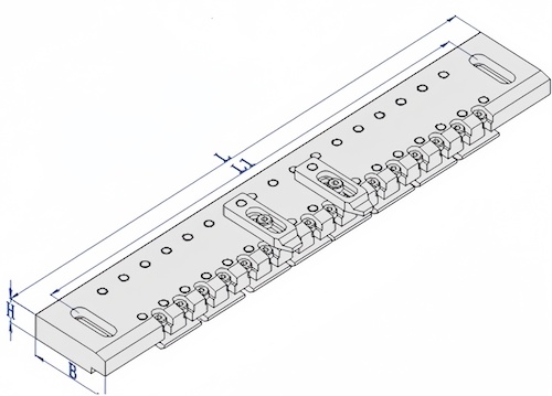 wire EDM ruler,wire EDM rail EDM clamping bridge China wholesaler