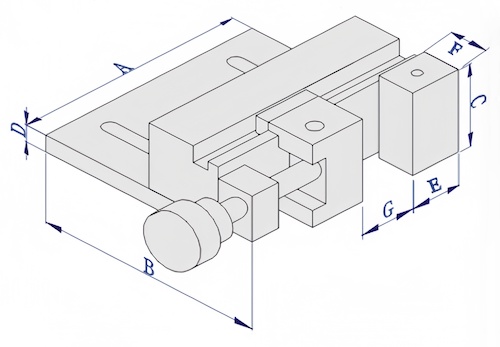 Spark EDM clamps,EDM right angle vise hihg precision