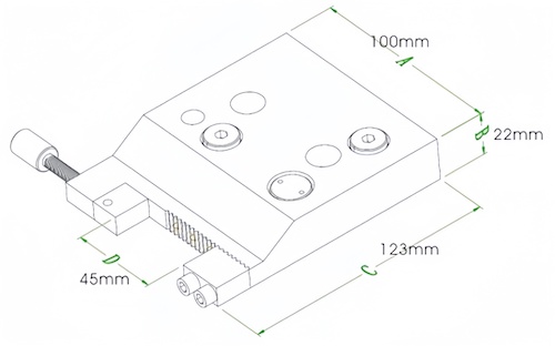 EDM mini vise EDM precision for small workpiece VISE-Mini EDM mini vise EDM precision for small workpiece VISE-Mini